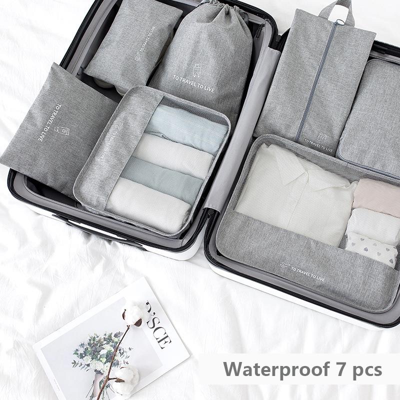 8/6/1 pieces Set Travel Organizer Storage Bags